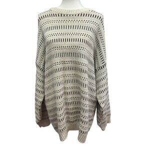 Harbor Bay Mens 2X Long Sleeve Cotton Acrylic Blend Super Soft Crew Neck Sweater